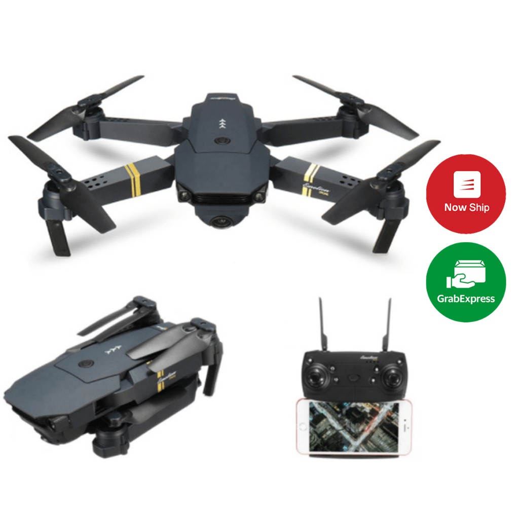 Flycam E58 Thế Hệ 2020, Camera WIFI FPV 720p, Tích Hợp Giữ Độ Cao, Chế Độ Không Đầu RC RTF Drone