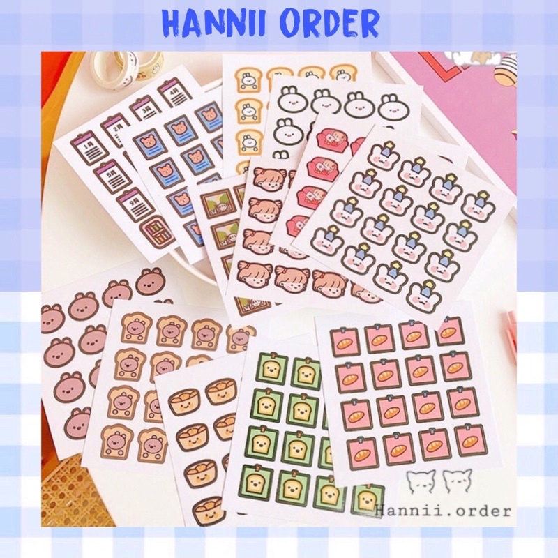 Set 2 tấm sticker Huamo