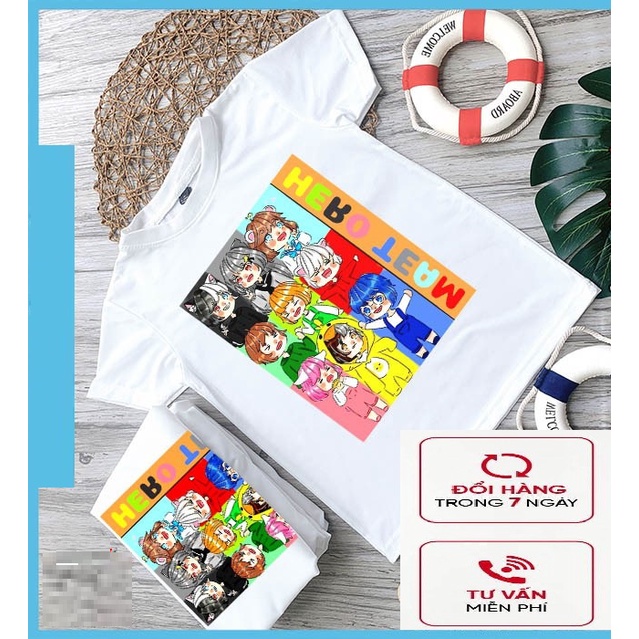 Áo Hero Team Toàn Thành Viên Siêu Đẹp | Áo Thun Mini World Hero Team Bé Trai | Bé Gái Mẫu Mới