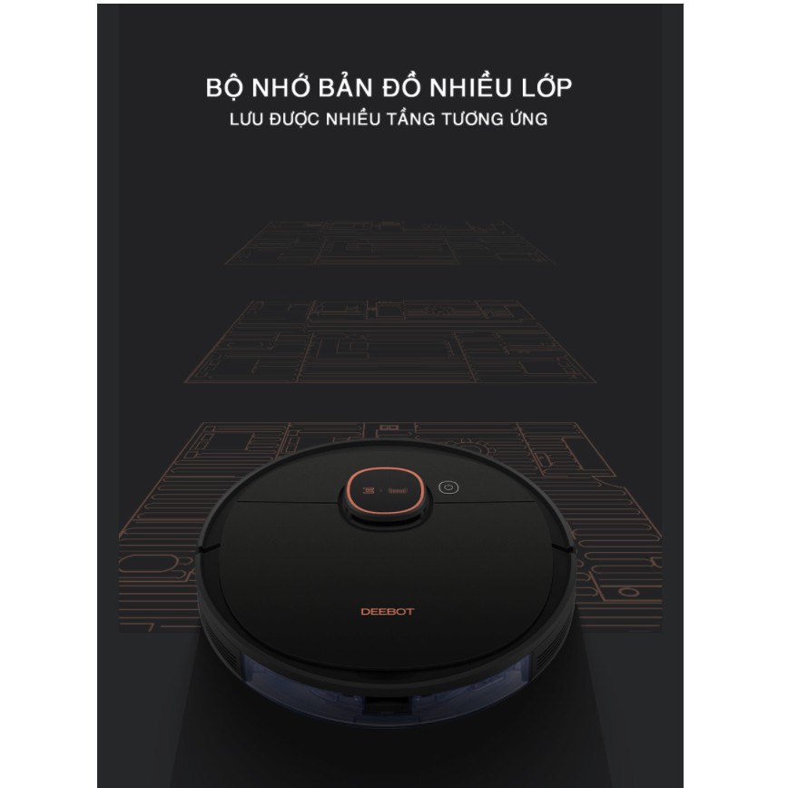Robot hút bụi lau nhà thông minh Ecovacs Deebot T5 Max _ Hàng New nguyên kiện 100%