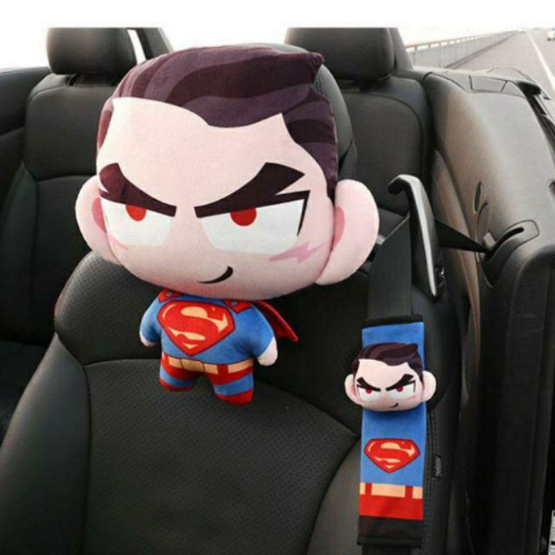 Gối tựa đầu ô tô MARVER, siêu anh hùng DC,hoạt hình cao cấp