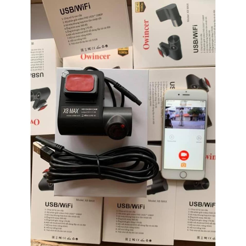 Camera hành trình tích hợp màn Android/Wifi/GPS/ADAS Owincer X8 Max siêu nét | BigBuy360 - bigbuy360.vn