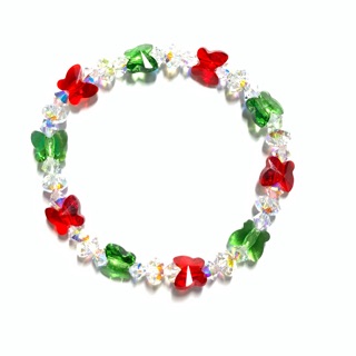 Lắc tay pha lê Swarovski bướm 8ly