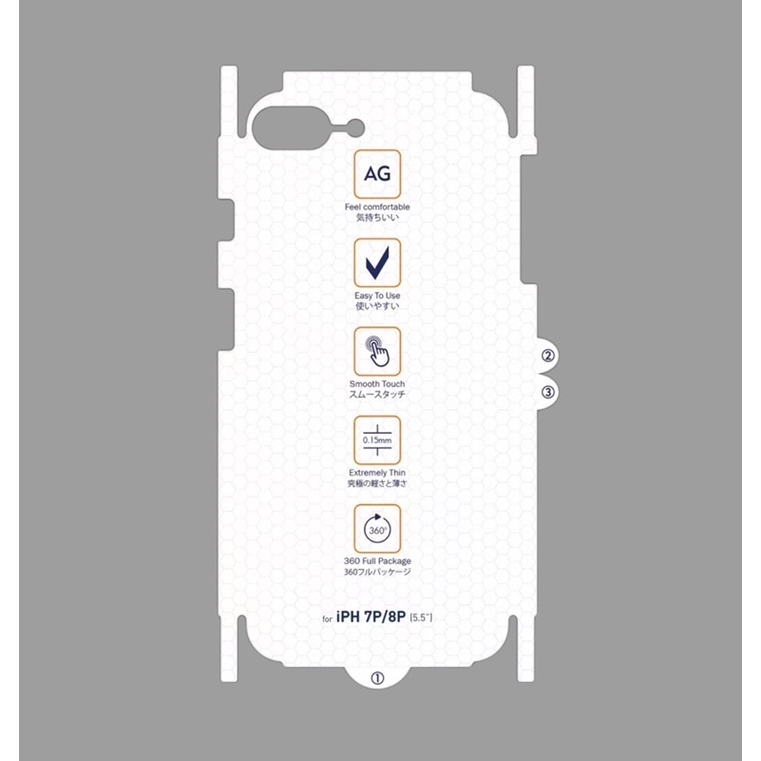 MẶT TRƯỚC + SAU - MIẾNG DÁN PPF CHỐNG VÂN TAY IPHONE  14 | 13 | 12 | 11 PRO MAX XS MAX XR X 8PLUS 7PLUS 8 7 6PLUS 6 NHÁM