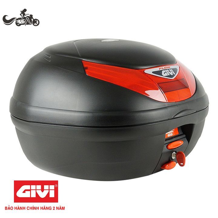 Thùng Sau 35 Lít Mã E350N Hàng Chính Hãng GIVI Bảo Hành 2 Năm