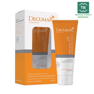Gel rữa mặt Decumar Avanced giảm nhờn - Túyp 50 g