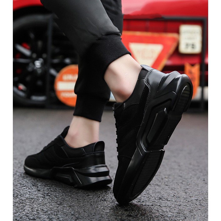 Giày thể thao sneaker nam D55, phong cách trẻ trung năng động, đế cao su non đi cực êm | BigBuy360 - bigbuy360.vn