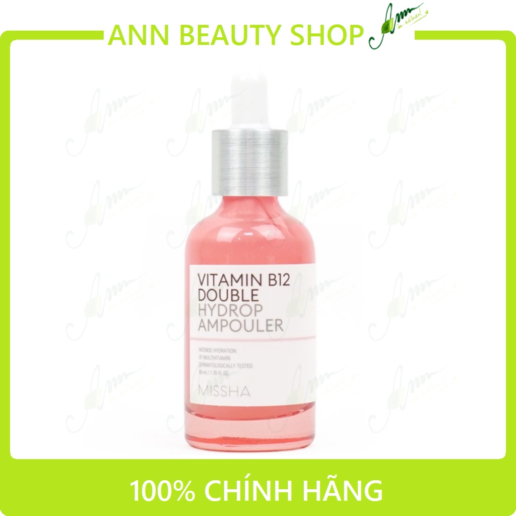 Tinh Chất Cung Cấp Vitamin B12 Tái Tạo Da Toàn Diện Missha Vitamin B12 Double Hydrop Ampouler 40ml