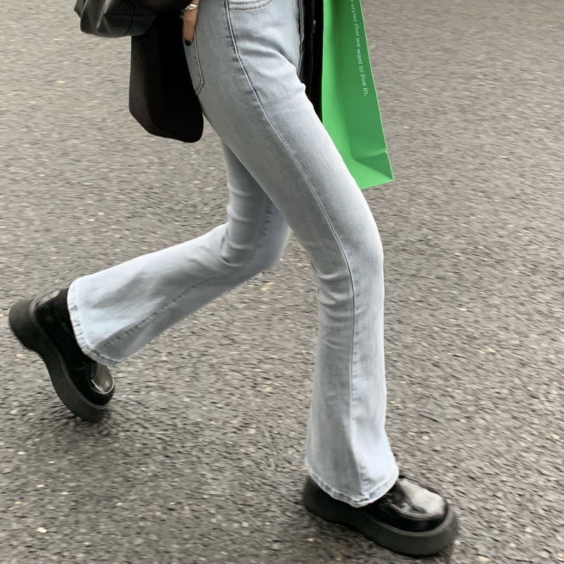 IMAODOU Quần jean dài ống loe co giãn tốt thời trang xuân hè cho nữ | BigBuy360 - bigbuy360.vn