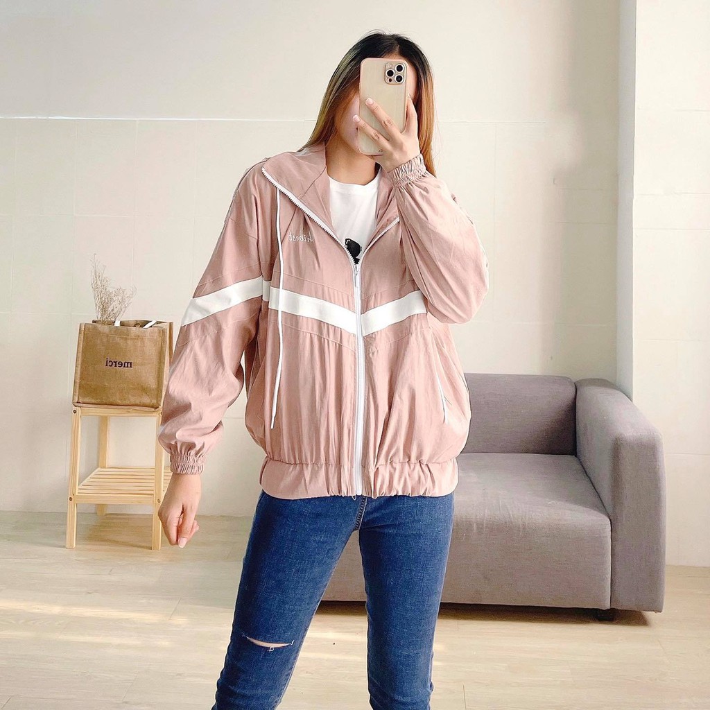 Áo khoác nhung cao cấp phối viền_CHIBEST_ATH064