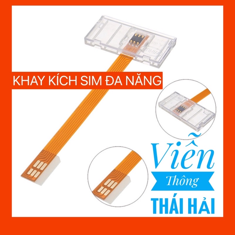 Khay Kích Sim ANDROID - I.Phone - Trắng Đen