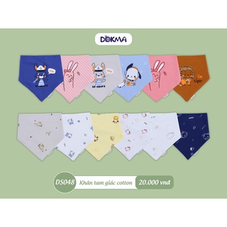 Khăn yếm tam giác cotton Dokma