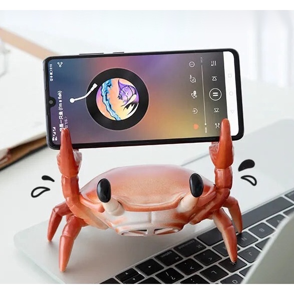 Loa Bluetooth Không Dây Hình Con Cua Ngộ Nghĩnh Cho Điện Thoại