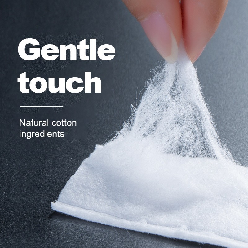 BÔNG TẨY TRANG 3 LỚP COTTON 80miếng/hộp BLUEMAN có tác dụng kép nhẹ nhàng dùng một lần dành cho nam