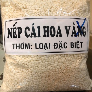 Gạo nếp cái hoa vàng/nếp nương thơm, dẻo, không chất bảo quản (1kg)