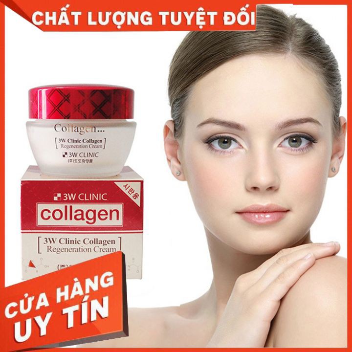 KEM MẶT 3W CLINIC COLLAGEN-COLLAGEN WHITE💫💫TRẮNG MỊN LÀN DA💫💫