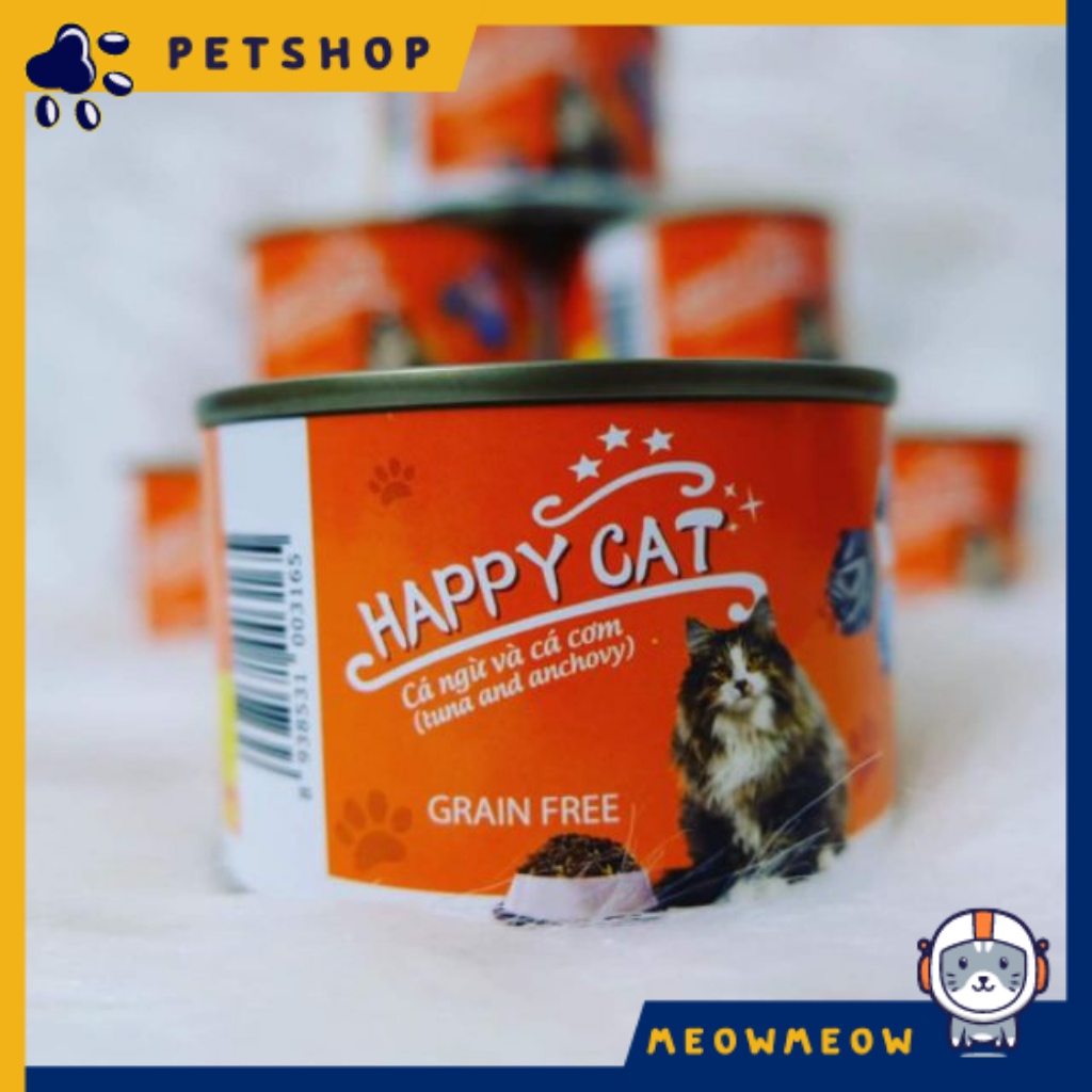Pate cho mèo Happy Cat | Lon 160Gr | Thức ăn dinh dưỡng cho mèo.