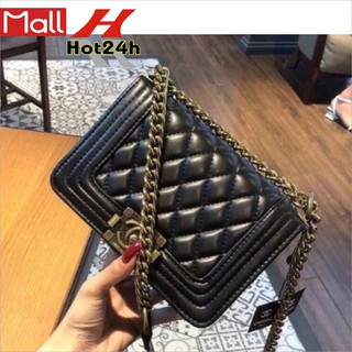Túi xách nữ đeo chéo tag đồng da cao cấp dáng công sở thời trang phối vân da rắn siêu đẹp