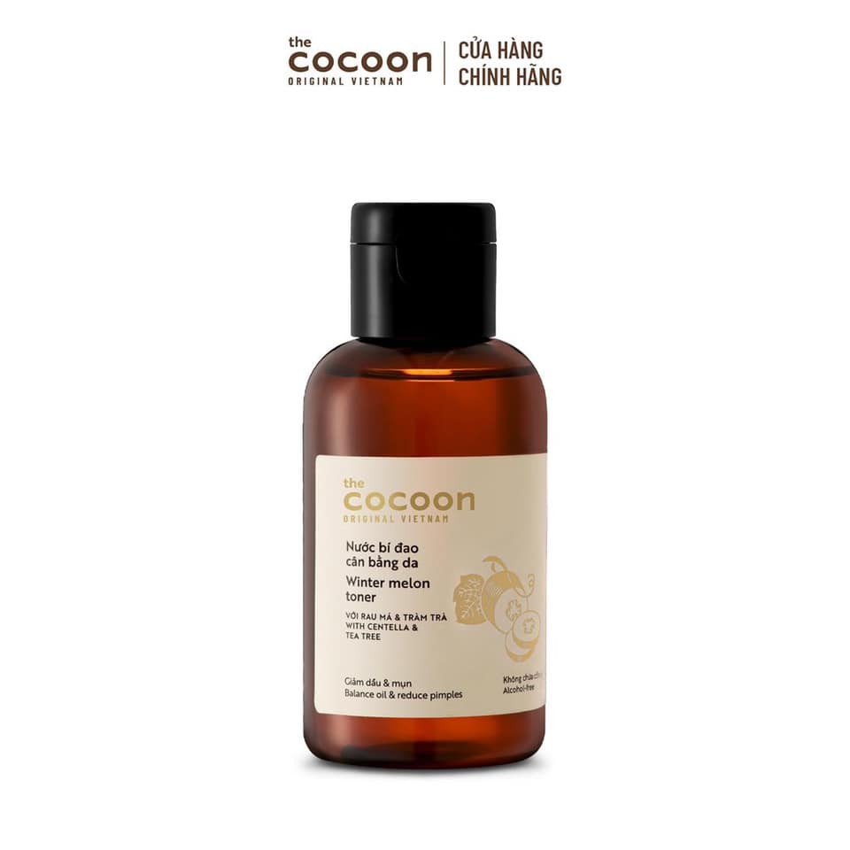 Nước hoa hồng Bí Đao Cân Bằng Da Cocoon 140ml