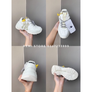 ( CÓ SẴN) GIÀY THỂ THAO M.L.B NY TRẮNG