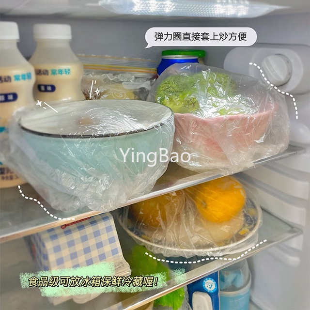 Set 100 Túi Nhựa Bọc Thực Phẩm Sử Dụng Một Lần Tiện Lợi Ốp