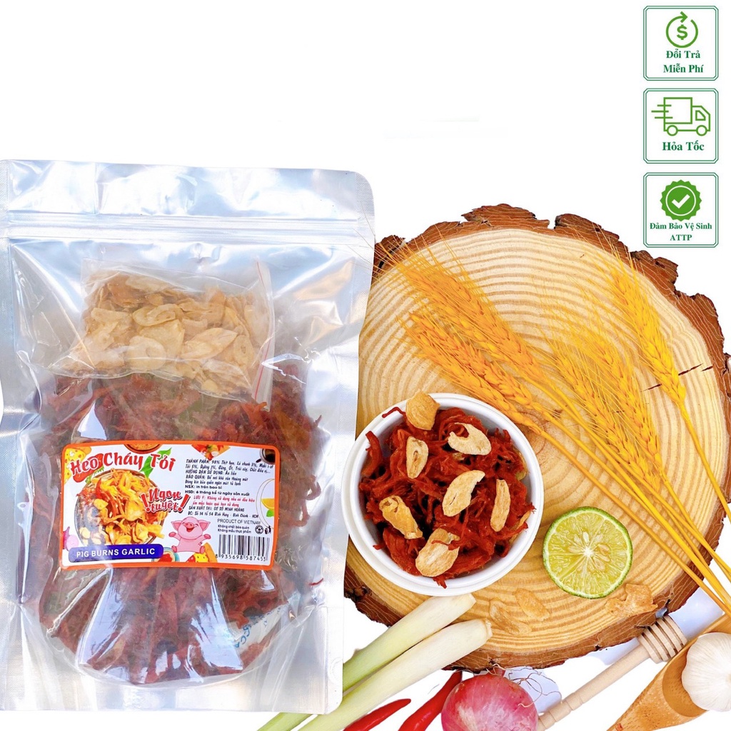 [FREESHIP] 500G KHÔ HEO CHÁY TỎI THƠM NGON