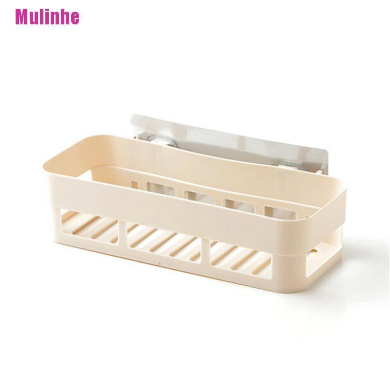 [Mulinhe] Giá Đỡ Khăn Tắm / Bọt Biển Hút Chân Không Gắn Tường Nhà Tắm