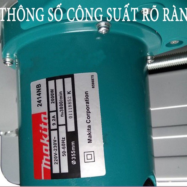 [Chính Hãng] Máy cắt sắt bàn Makita-2414NB