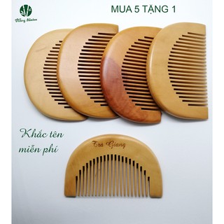 1 chiếc lược gỗ chế tác thủ công | Khắc tên miễn phí theo yêu cầu làm quà tặng | Handmade.