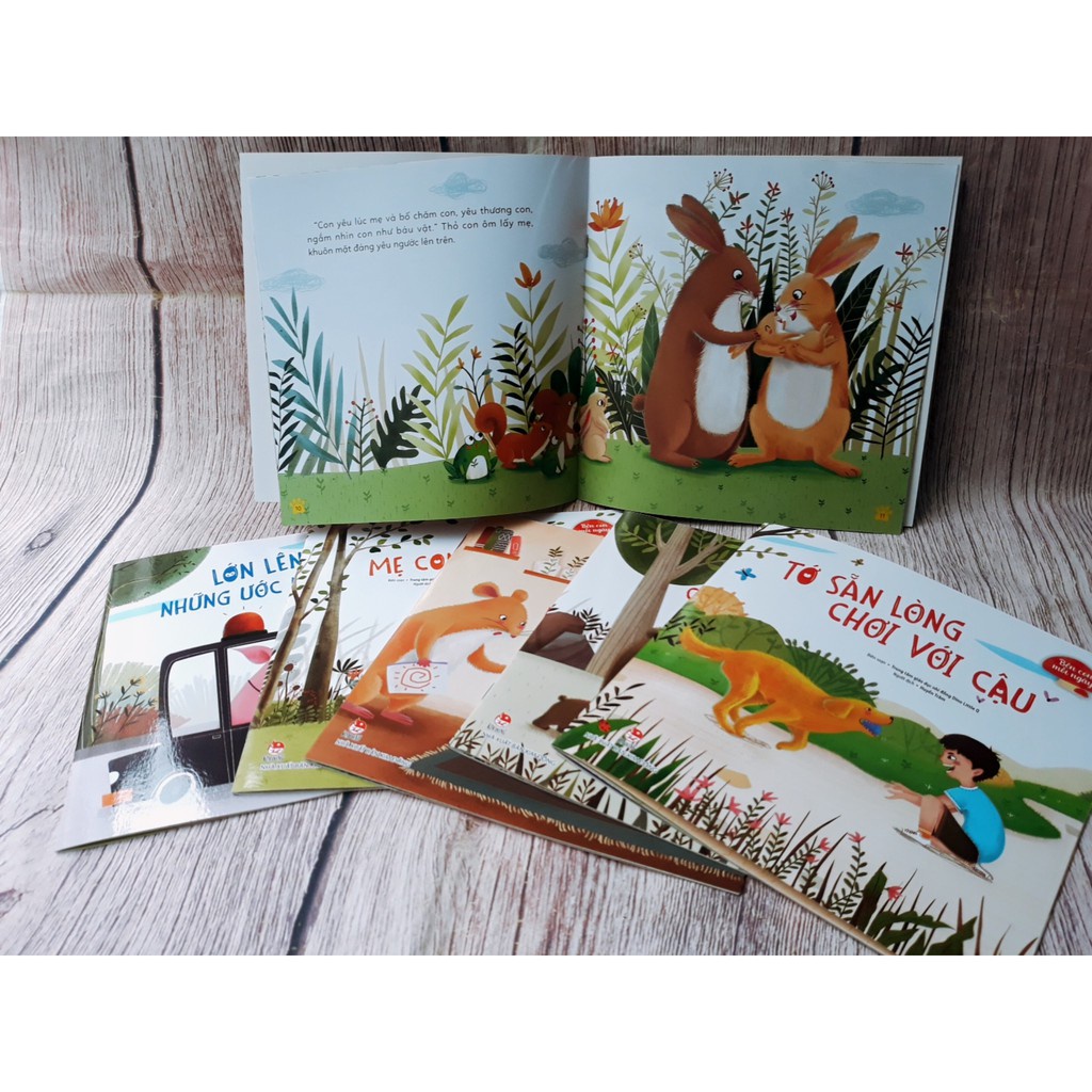 Sách Bên con mỗi ngày bộ 6 cuốn NXB Kim Đồng