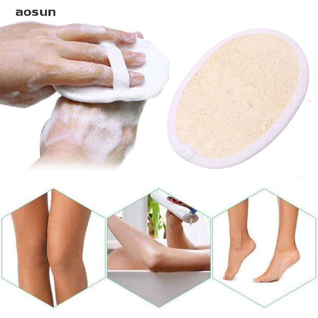 Bông Tắm Bằng Xơ Mướp Tự Nhiên Tẩy Tế Bào Chết Tiện Dụng