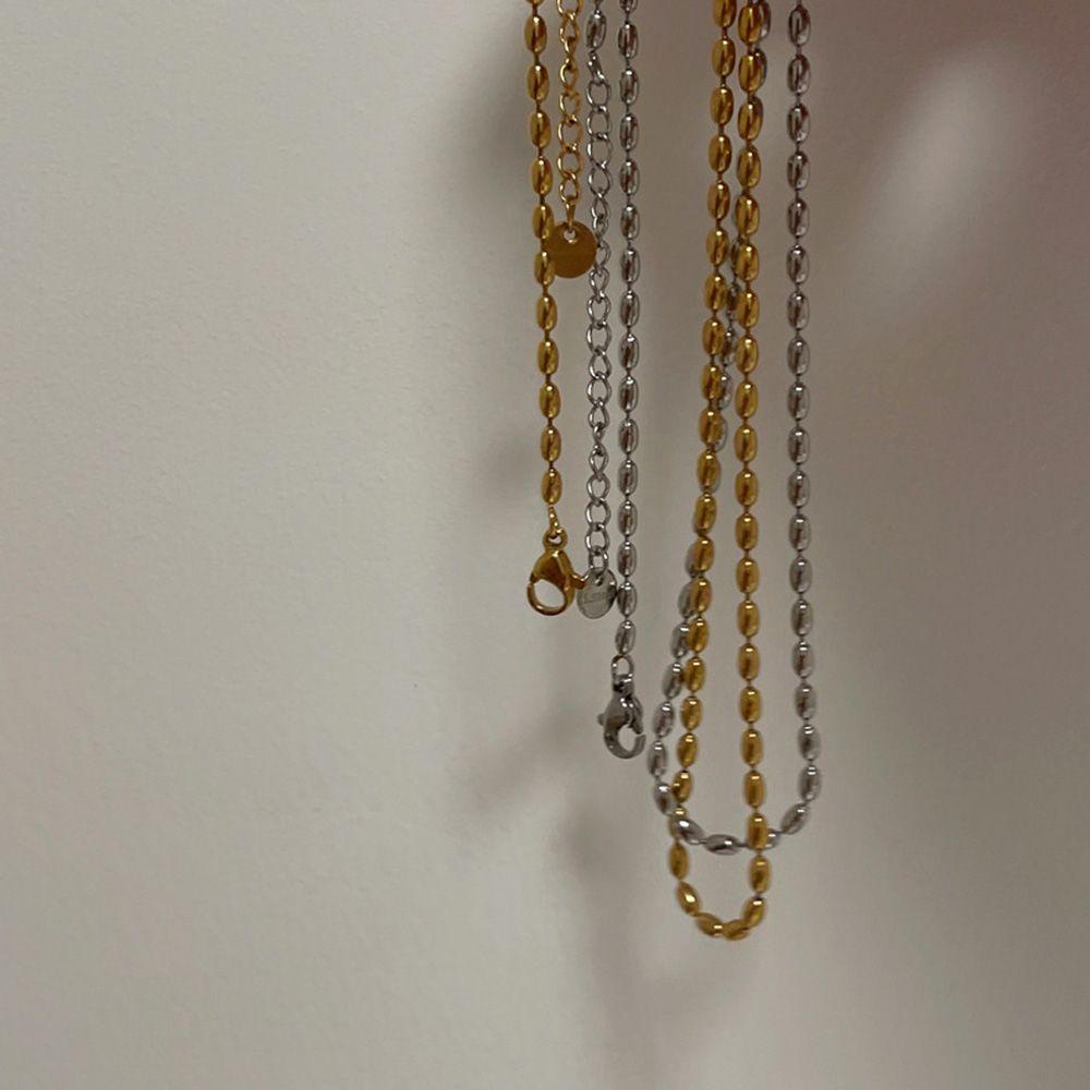 Vòng Cổ Xỏ Hạt Gạo Phong Cách Cổ Điển Dành Cho Nữ