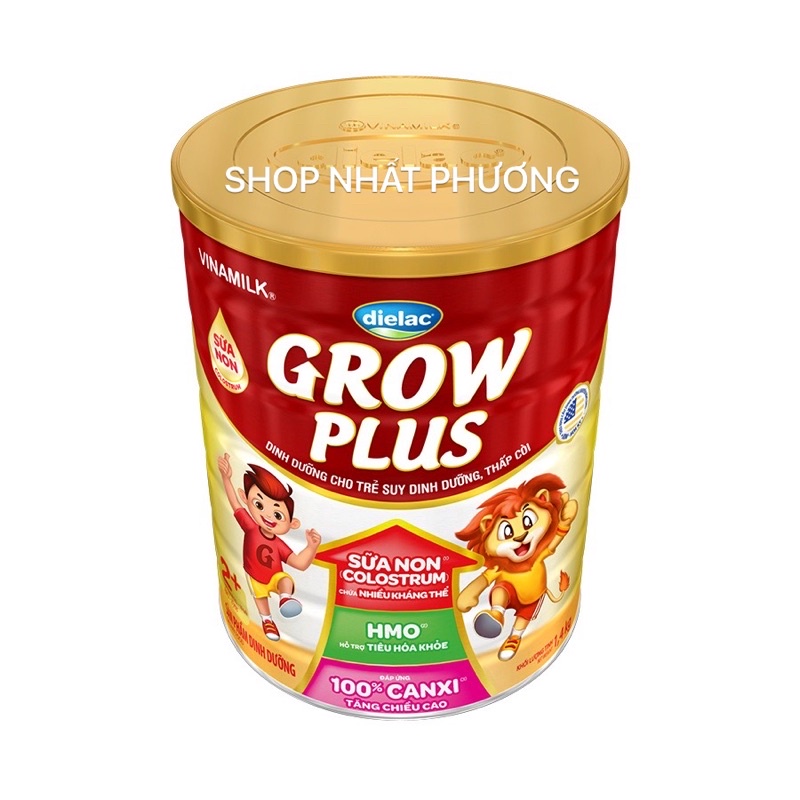 SỮA BỘT VINAMILK DIELAC GROW PLUS ĐỎ 2+ ( Hộp thiếc 1400g)