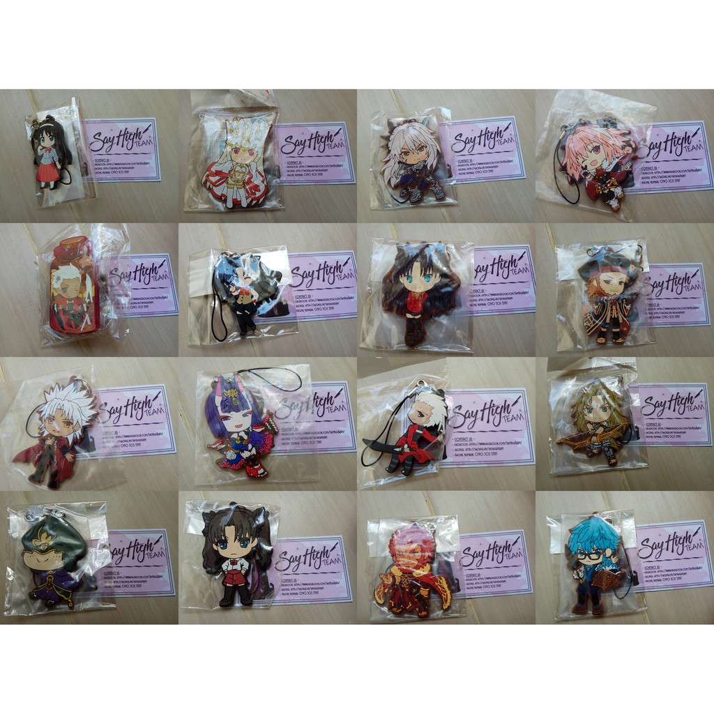 Móc nhựa Fate series các loại chính hãng Nhật Bản