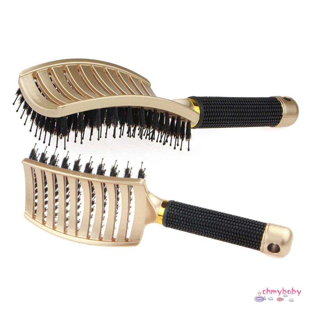 Lược uốn cong lớn Lược massage da đầu dành cho nữ Tóc xoăn rối [8/16]