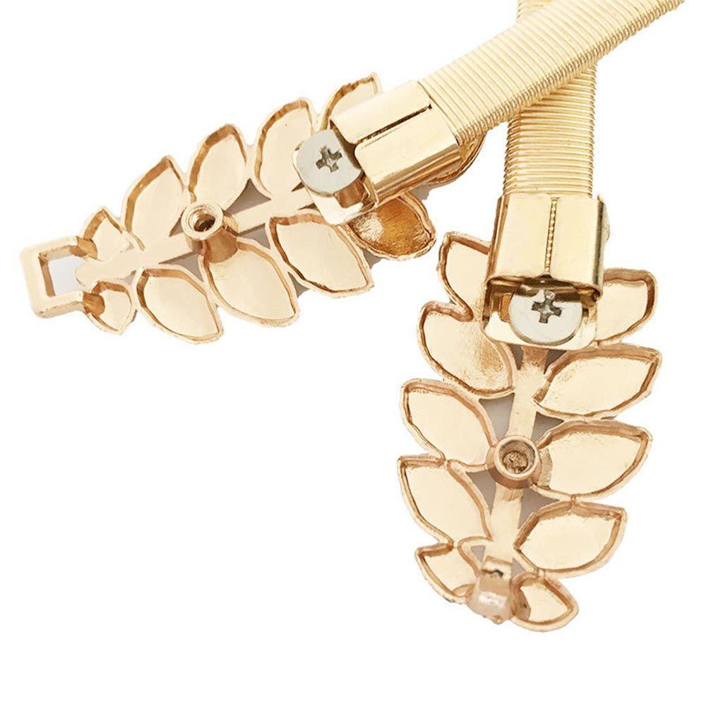 IVORY Thắt Lưng Họa Tiết Chiếc Lá Thiết Kế Đơn Giản Thời Trang Cho Nữ