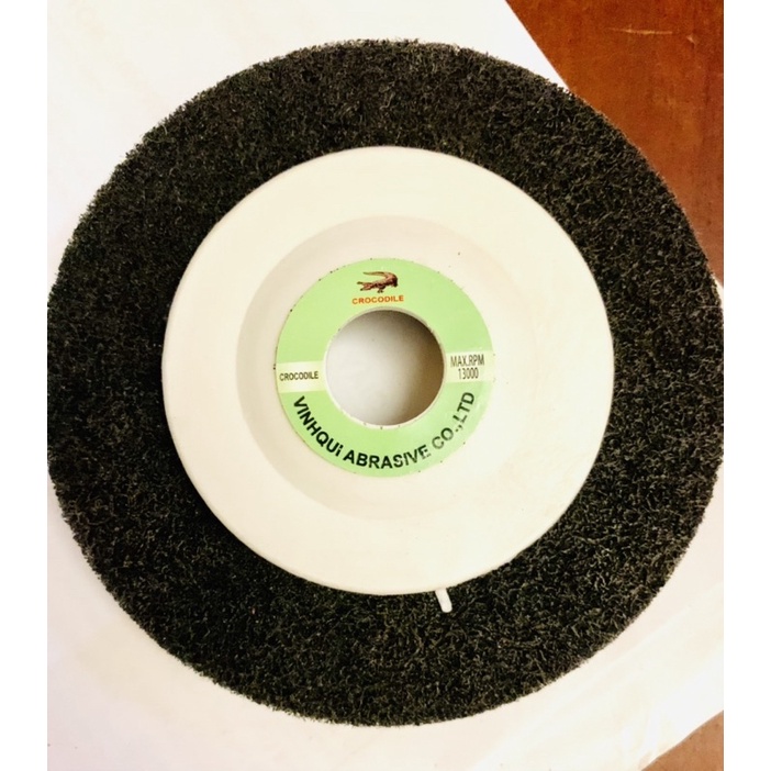 Nỉ xám cá sấu đánh bóng 4inch  hộp 10 cái
