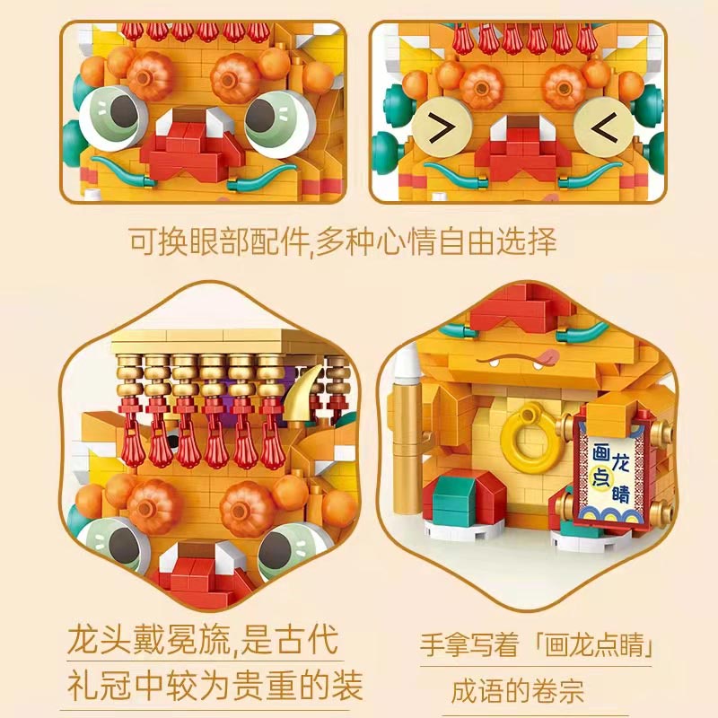 Loz Bộ Đồ Chơi Lắp Ráp Hình Rồng Cho Bé