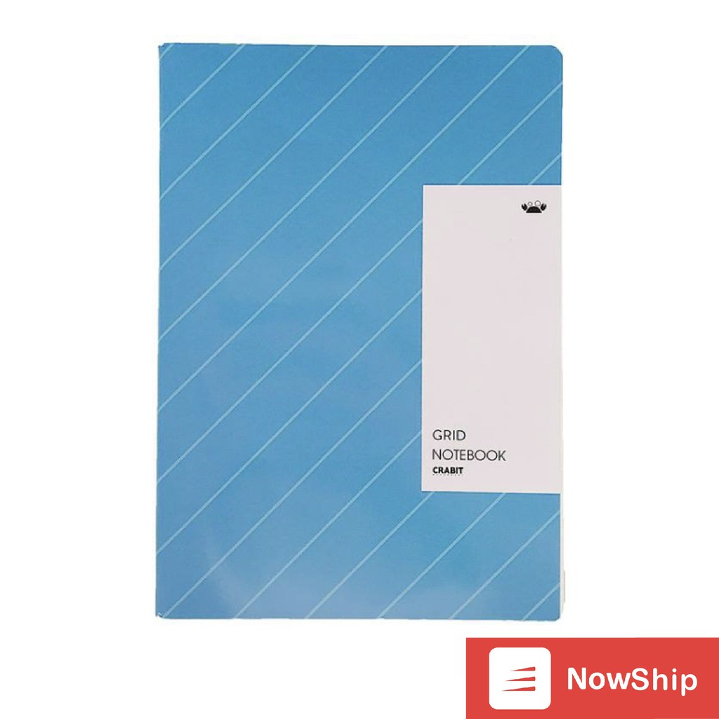 Grid Notebook - Vở kẻ ô vuông - Vở Grid Crabit 120 trang