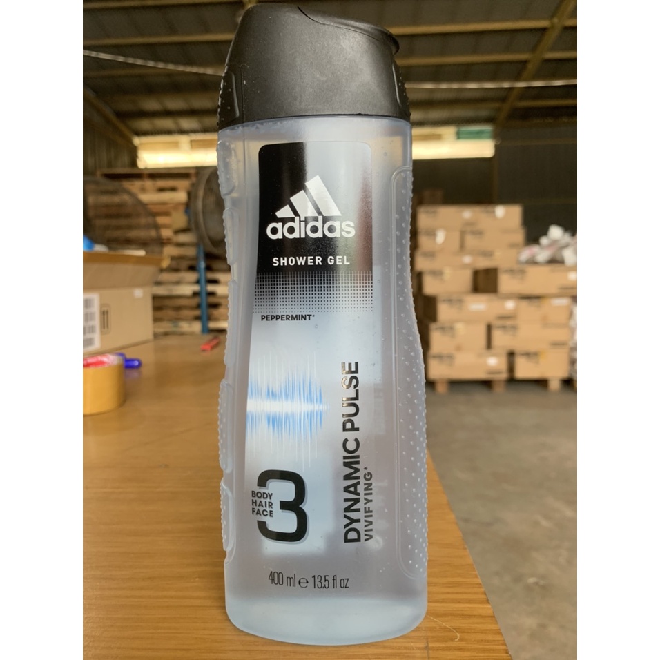 Combo 3 chai : Sữa tắm gội 400ml + Lăn khử mùi 40ml + Xịt khử mùi toàn thân 150ml - Nam Adidas - Dynamic