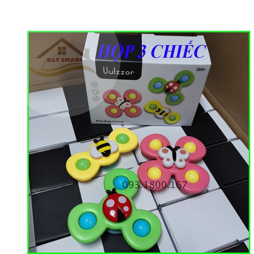 Đồ chơi con xoay spinner hình côn trùng vui nhộn cho bé