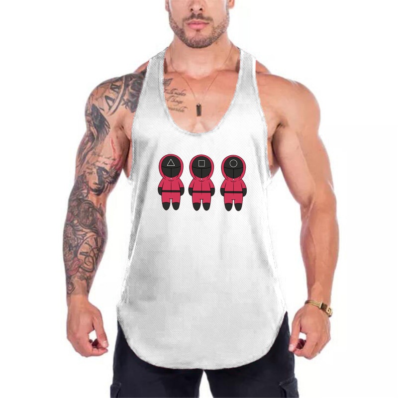 Áo ba lỗ thể thao nam phối lưới khô nhanh