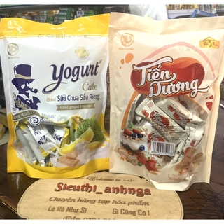 (Xả Kho) Bánh Sữa Chua Hạt Điều/Vị Sầu Riêng Tiến Dương Túi 250g