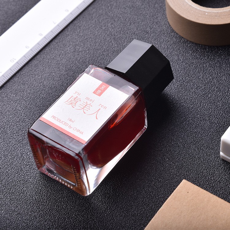 MỰC TRAMOL GOLD POWDER 18ML dành cho bút Glass Dippen, bút Parallel, bút Thư Pháp với 16 màu, thích hợp để luyện chữ đẹp