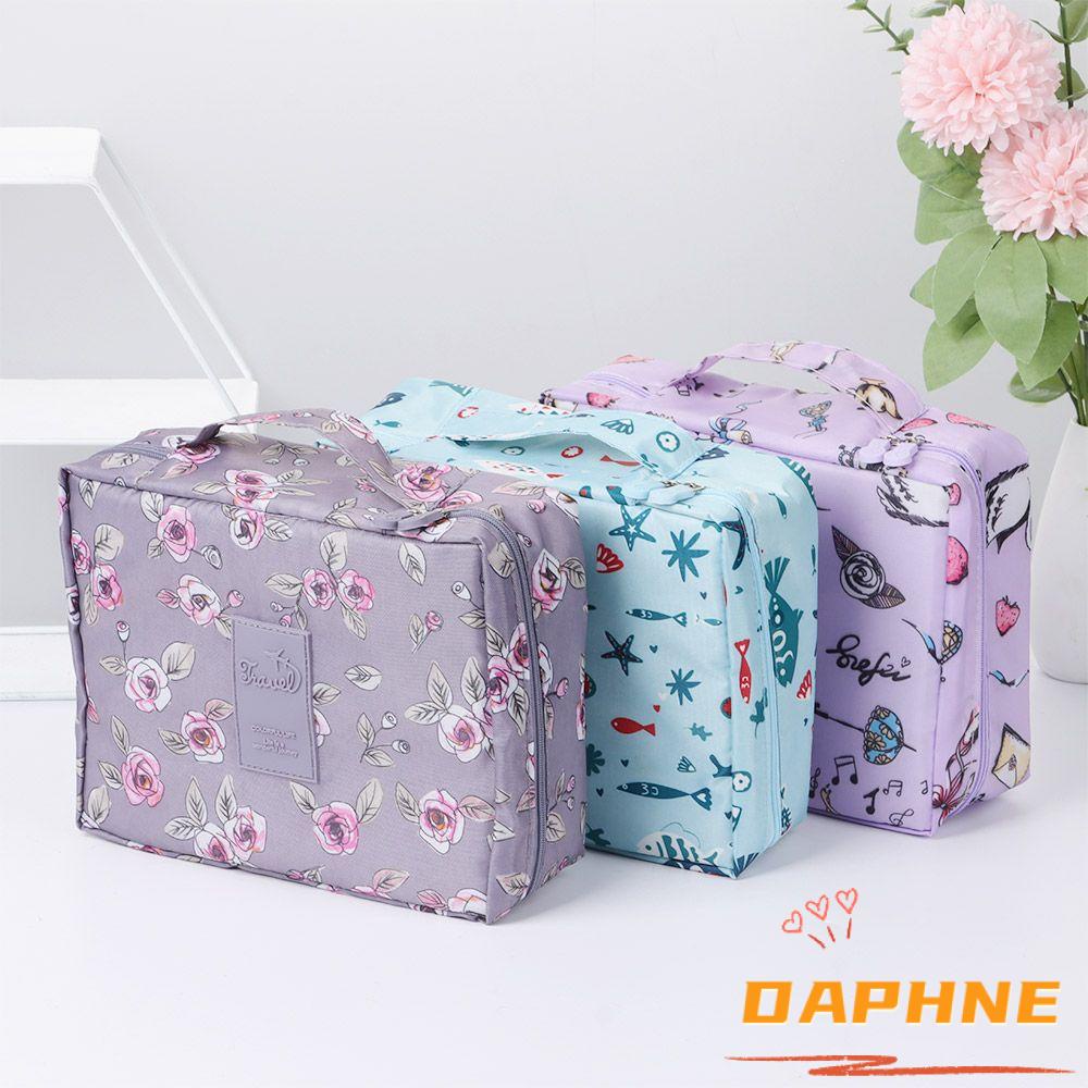 ♫DAPHNE♫ High Capacity Outdoor Storage Bag Portable Toiletries Organize Cosmetic Bag Women Waterproof Female Travel Multifunction Make Up Cases