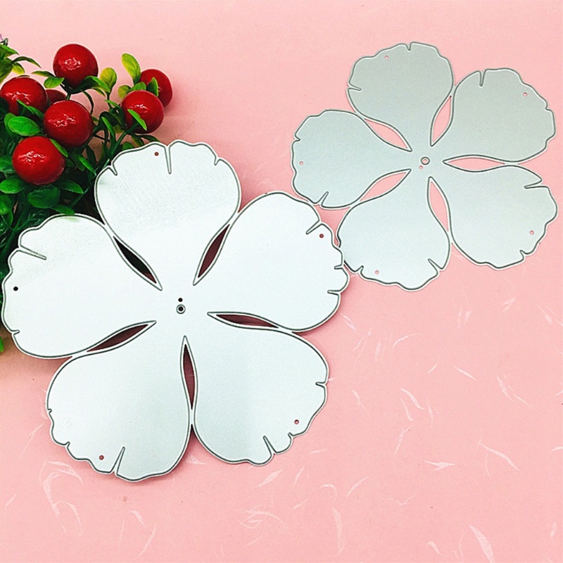 Khuôn Cắt Hình In Nổi Họa Tiết Hoa Dùng Làm Thẻ Thủ Công DIY