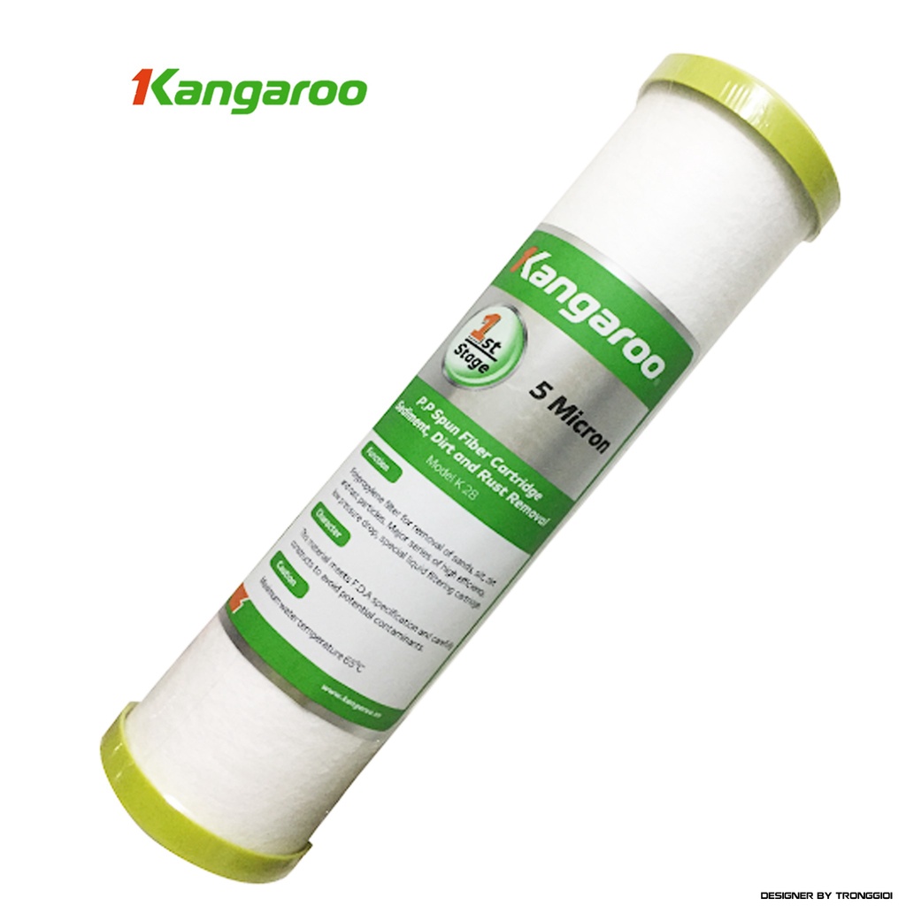 Lõi số 1 máy lọc nước RO Kangaroo, lọc thô, lõi máy RO - DTVShop