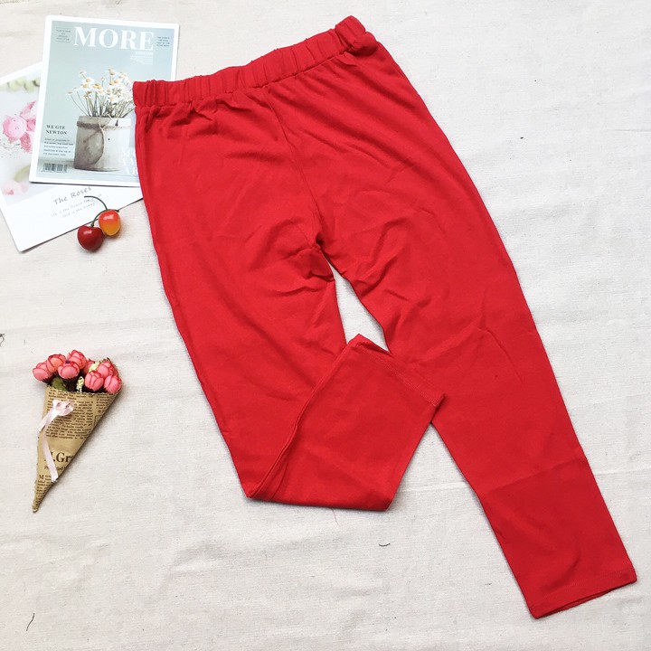 Quần legging dài bé gái thun cotton 4 chiều - QG23