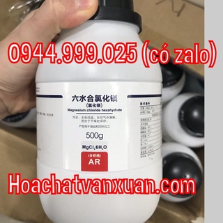 Magnesium chloride hexahydrate MgCl2.6H2O tinh khiết lọ 500g magie clorua
