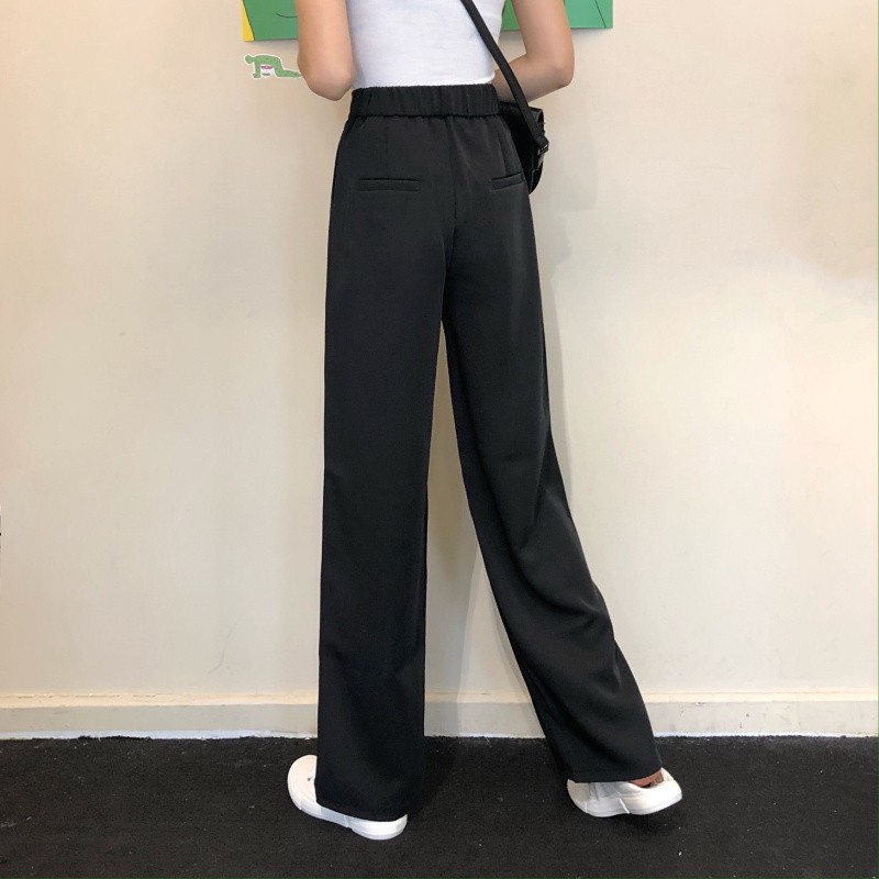 quần tây lưng cao form suông